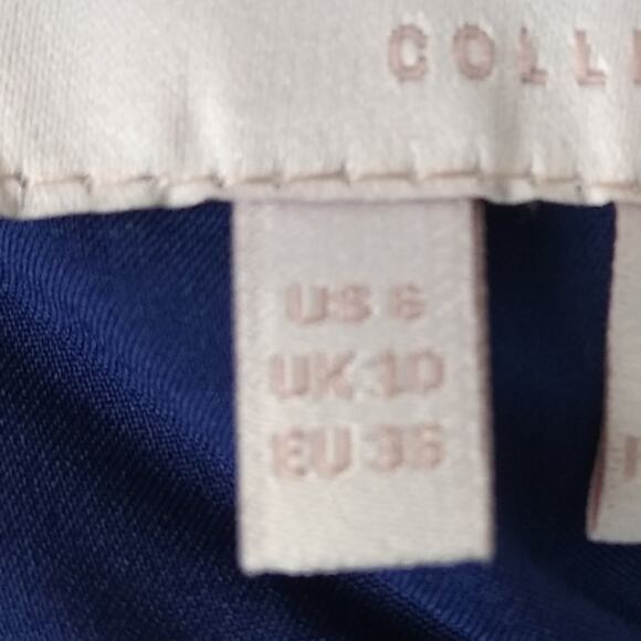 NWT Gal Meets Glam Kendra Fit & Flare Dress Navy 6 - Picture 8 of 15